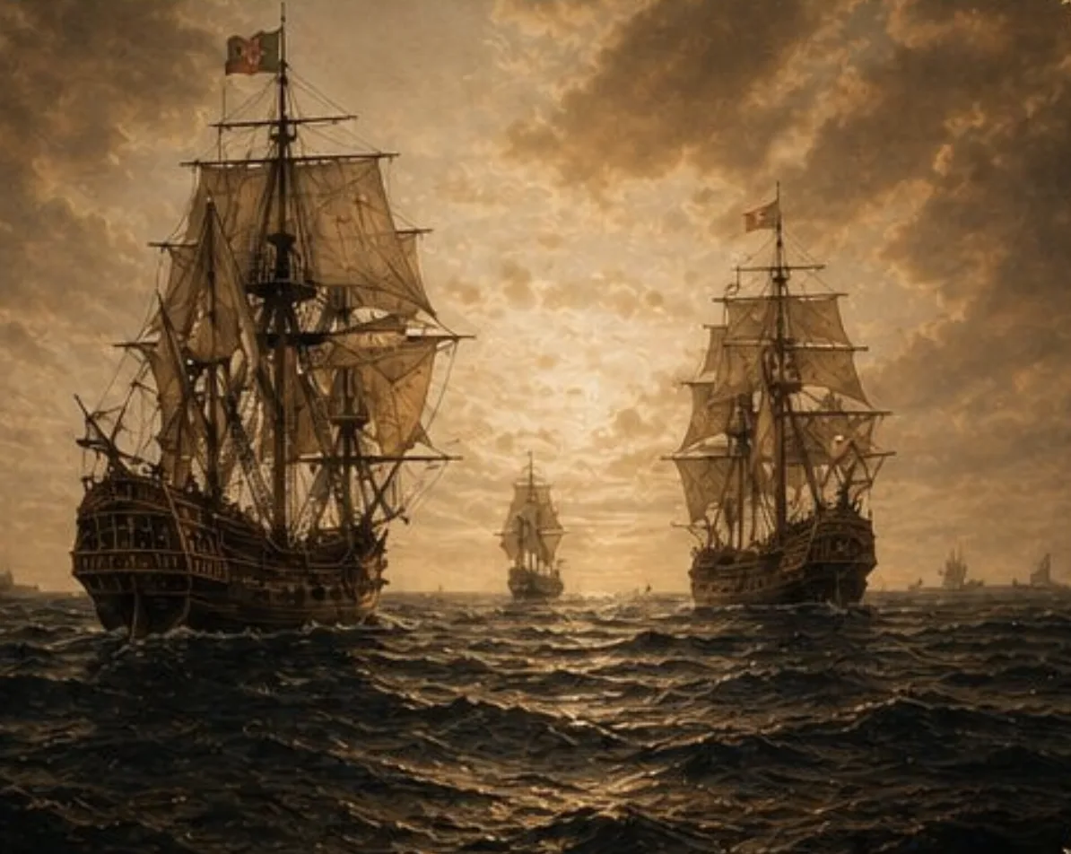 Portuguese navigators at sea